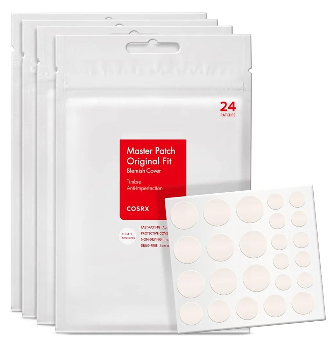 COSRX Hydrocolloid Acne Patches – Fast Healing, 3 Sizes