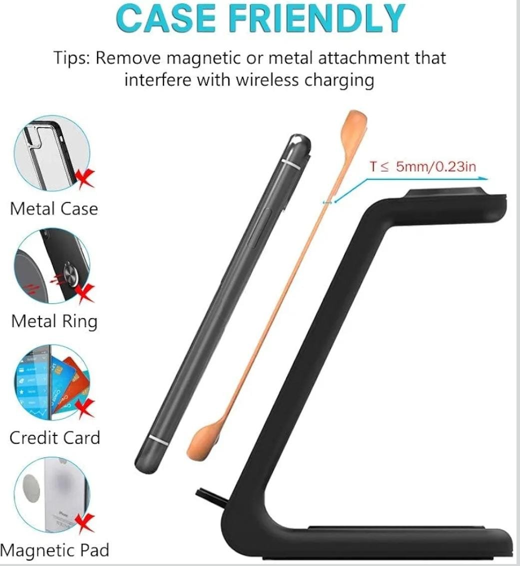 Wireless Charging Stand 3 In 1 15watt - Image 4