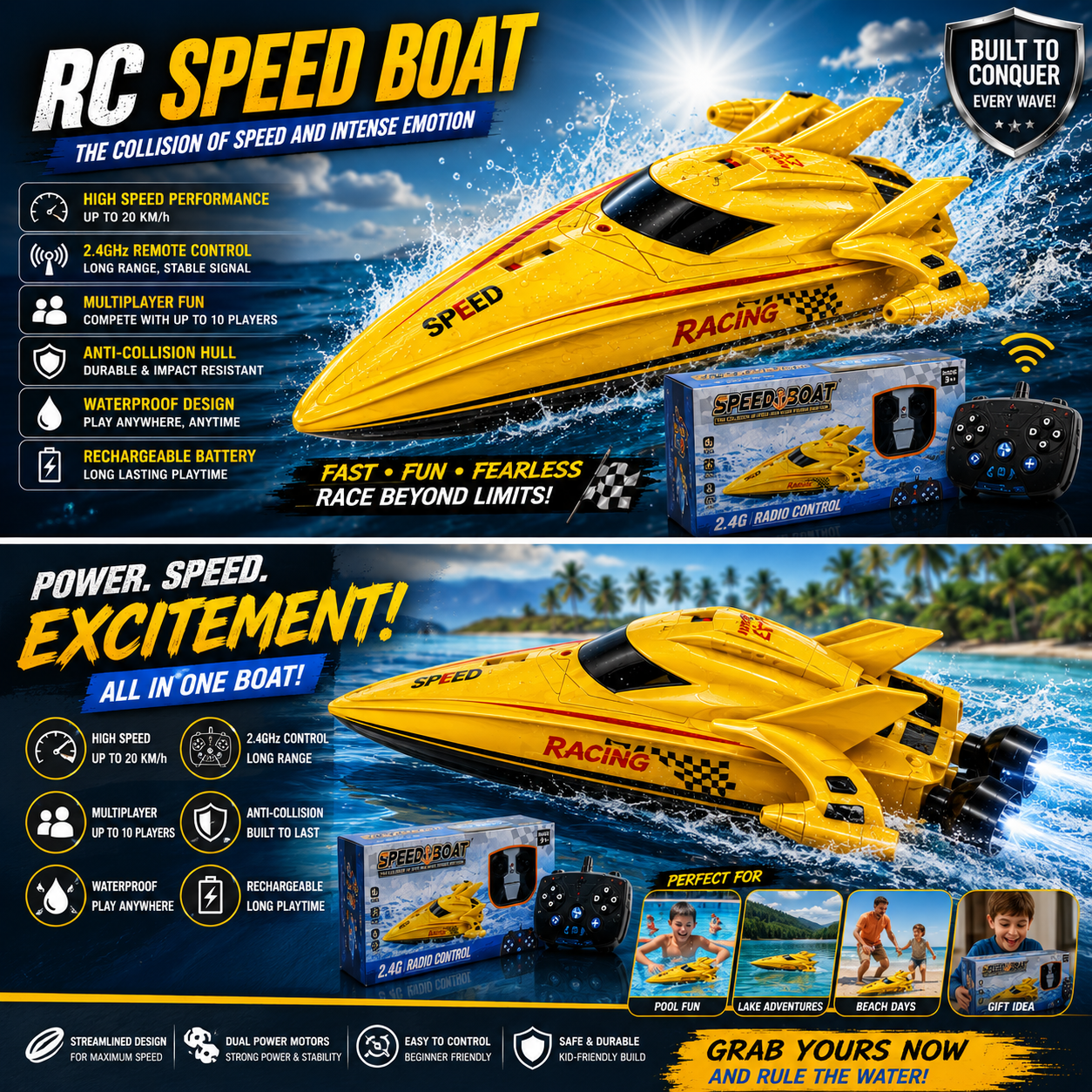 Rc Speed Boat - Image 2